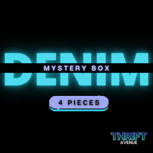 DENIM MYSTERY BOX 4 Piece Denim Jeans: Assorted Brands and Styles Size 8/9